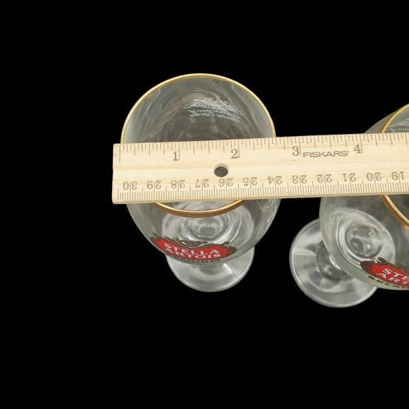 Set of 2 Stella Artois Chalice 40 CL Beer Glasses Pub Bar Goblet Man Cave Pair 8 - Picture 6 of 6